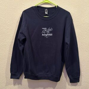 Size: Men’s small, Color: navy blue with white lettering